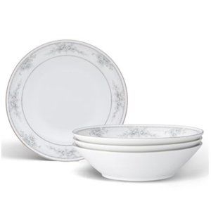 Noritake Sweet Leilani Set of 4 12-Ounce Soup Bowls NWOT